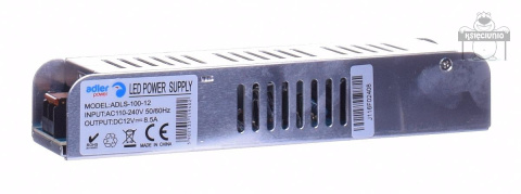 ADLER zasilacz modułowy 12V 100W 8.5A ADLS-100-12 ADLER zasilacz modułowy 12V 100W 8.5A ADLS-100-12