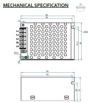 ADLER zasilacz modułowy 12V 60W 5A ADL-60-12 ADLER zasilacz modułowy 12V 60W 5A ADL-60-12