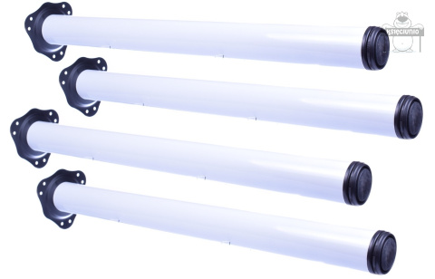 Noga do stołu fi60 L-710 biała 1op 4szt Noga do stołu fi60 L-710 biała 1op 4szt