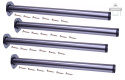 Noga do stołu fi60 L-710 inox 1op 4szt Noga do stołu fi60 L-710 inox 1op 4szt