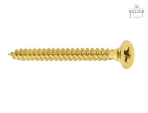 WKRĘT-MET wkręt do drewna ocynk żółty 3.5 x 45 5kg WKRĘT-MET wkręt do drewna ocynk żółty 3.5 x 45 5kg