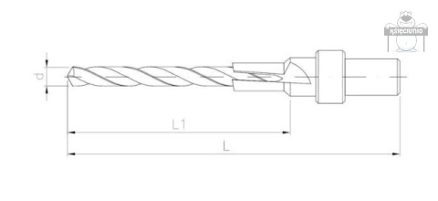 MARCOPOL wiertło konfirmatu 6.4 x 50 MARCOPOL wiertło konfirmatu 6.4 x 50