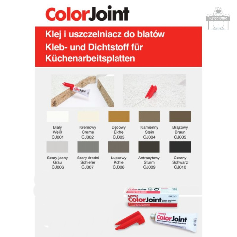 COLOR JOINT - klej go blatów antracyt CJ009 COLOR JOINT - klej go blatów antracyt CJ009