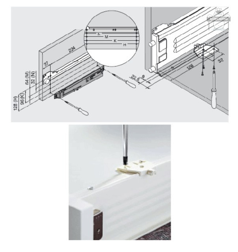BLUM blumotion tłumienie do metabox Z70.0320 BLUM blumotion tłumienie do metabox Z70.0320