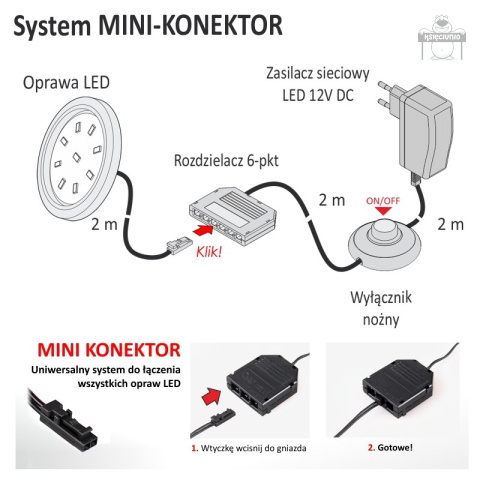 OPRAWA LED orbit XL srebrna 3W 12VDC neutralna OPRAWA LED orbit XL srebrna 3W 12VDC neutralna