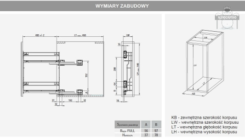 REJS cargo variant multi P 200/2 białe HETTICH REJS cargo variant multi P 200/2 białe HETTICH