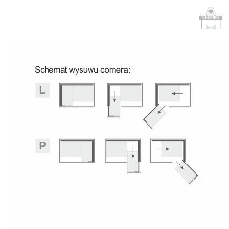 REJS magic corner front maxima classic 900 lewy L REJS magic corner front maxima classic 900 lewy L