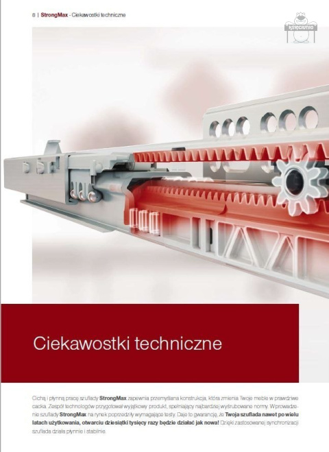STRONG strongmax front 800mm biały STRONG strongmax front 800mm biały