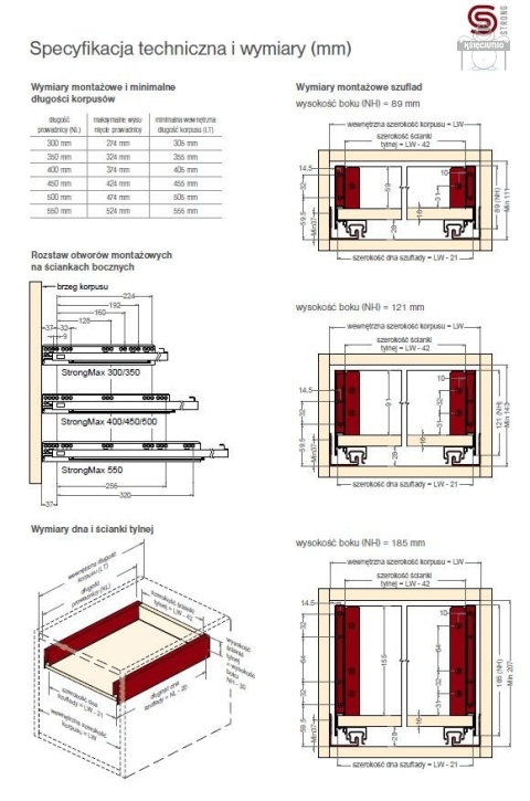 STRONG strongmax front 1100mm antracyt STRONG strongmax front 1100mm antracyt